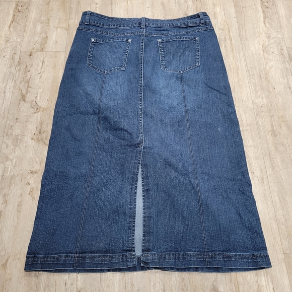 Style & Co Jean Skirt 16 - Picture 2 of 3